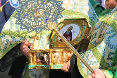 Чудотворная святыня: в Орёл прибыли мощи Сергия Радонежского