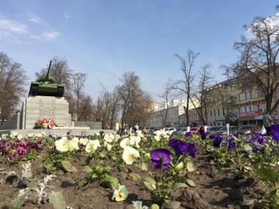МУП «Зеленстрой» высадило 100 деревьев в парках и скверах