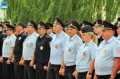 В Орле состоялся общегородской развод нарядов полиции