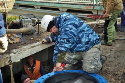 Новый участок водовода готов к эксплуатации