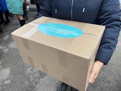 Еще 31 семья участников СВО получила продуктовые наборы