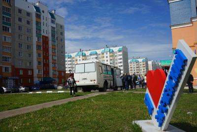 Мобильные пункты вакцинации в микрорайонах Орла начали свою работу 