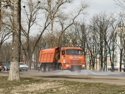 Дезинфекция улично-дорожной сети Орла продолжается