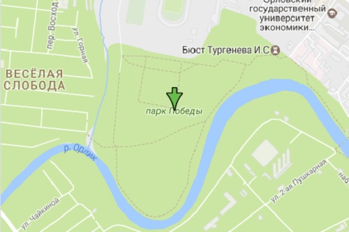 Шлагбаум на въезде в парк Победы восстановлен Шлагбаум на въезде в парк Победы восстановлен