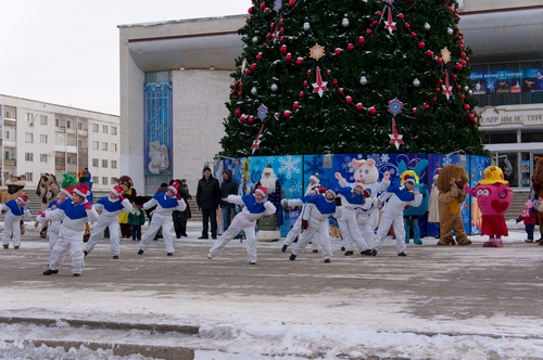 Орёл празднует Новый год