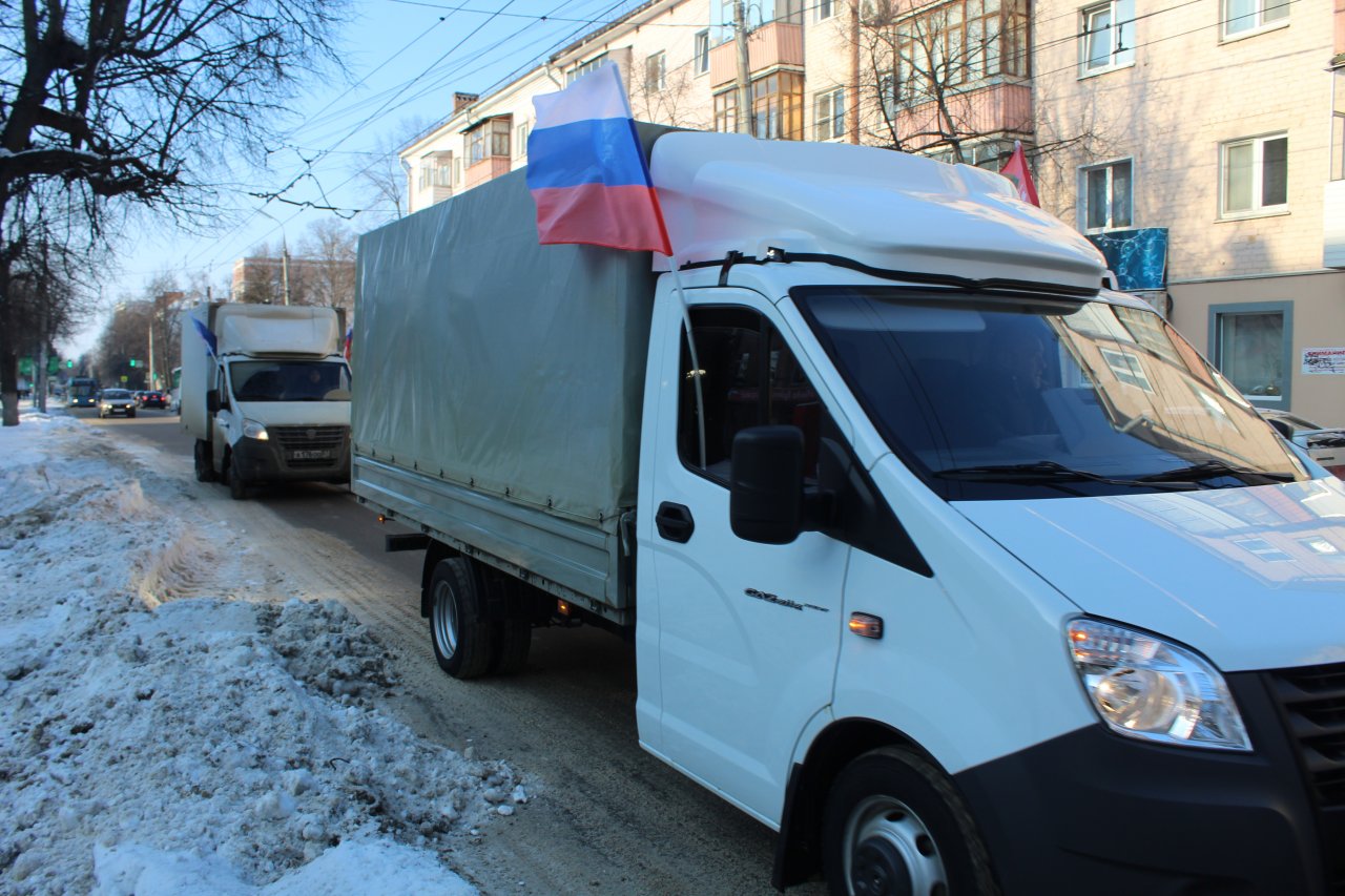 На передовую Кременная – Сватово направился самый большой гуманитарный груз из Орла 