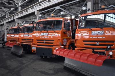 Спецавтобаза начала подготовку к зимнему периоду