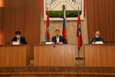 В администрации Орла подвели итоги деятельности по ГО и ЧС