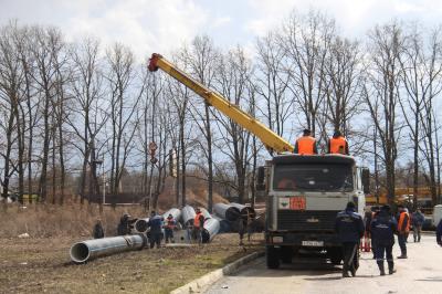 «Орёлводоканал» ведёт строительство нового водовода