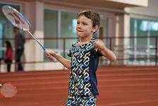 Радость победы. Плясов Даниил - победитель 2-го турнира Бадминтонята-1.jpg