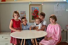 Игнат 2011 г.р., Вероника 2012 г.р., Мирослав 2015 г.р., Маргарита 2016 г.р., Евгений 2021 г.р.